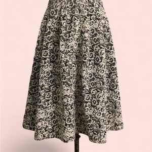 Haute Couture Brocade A-Line Skirt